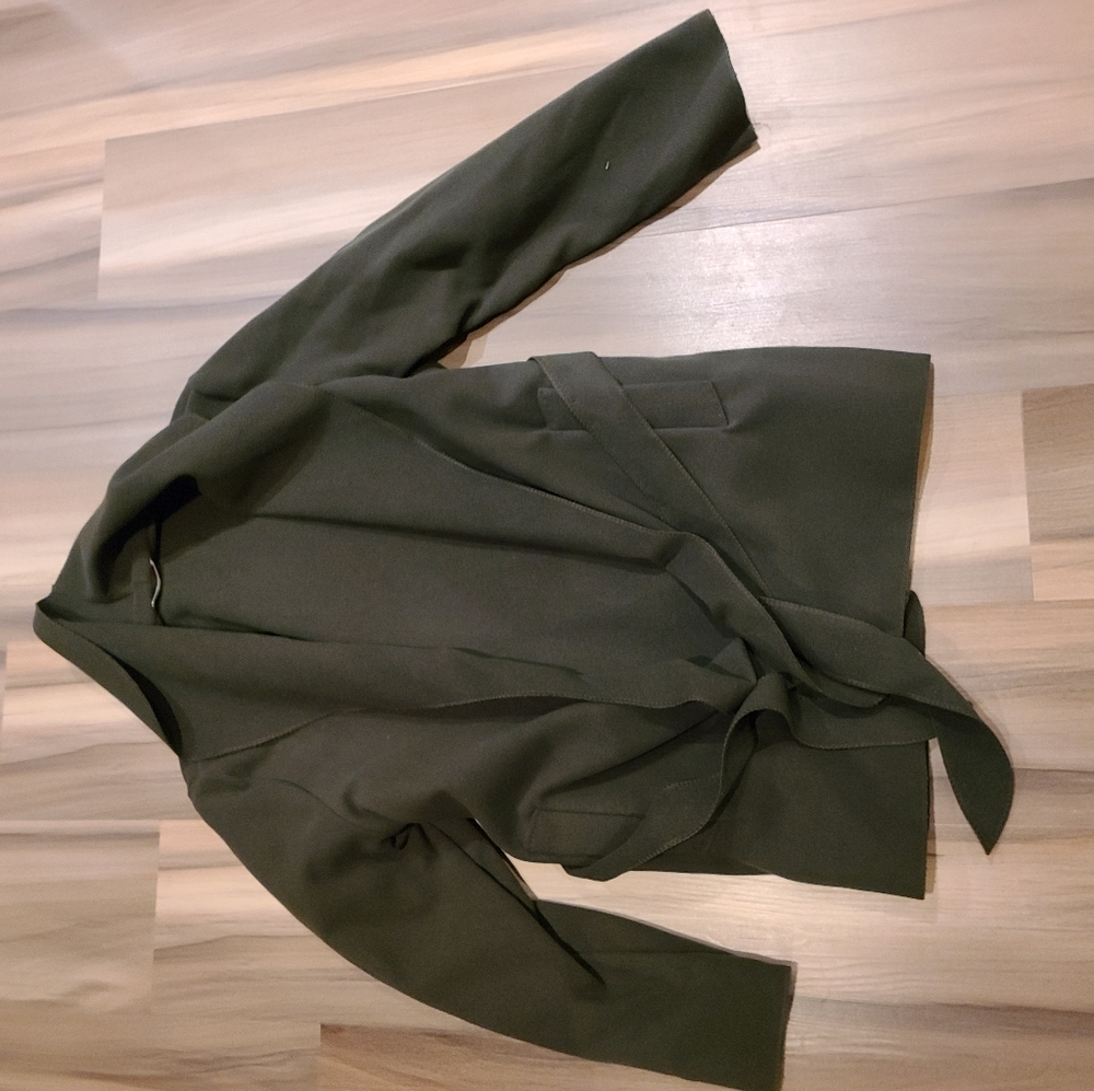 Womens wool wrap coat
